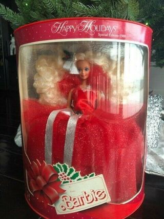 1988 Happy Holiday Barbie Special Edition Nrfb Domestic