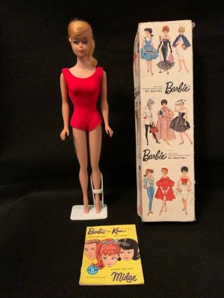 Vintage Barbie 1964 Blonde Swirl Ponytail