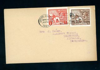 Gb 1924 Wembley Exhibition First Day Cover Special Postmark (d3453)