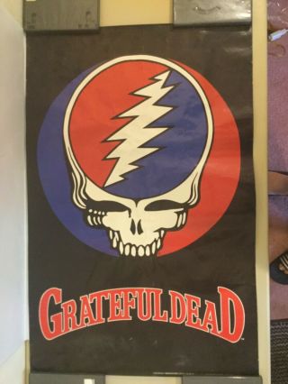 1976 Grateful Dead Brockum Merchandise Skull Poster Gdm Inc
