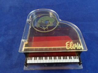 Elvis Love Me Tender Piano Music Box Rare,  Vintage