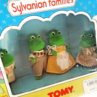 Vhtf Rare Sylvanian Families: The Bullrushes (frog).  Tomy 1985 Brand