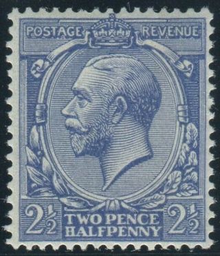Sg 422a 2½d Blue No Watermark.  A Unmounted Example