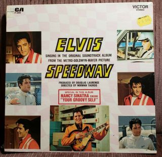Elvis Presley Speedway Lp Reissue Lsp - 3989 Afl1 - 3989 Rca W Nancy Sinatra
