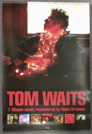 Tom Waits 7 Album Remasters 2018 Promo Poster