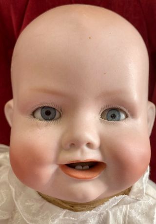 Large Antique 16” George Borgfeldt Character Bonnie Babe Doll With Body