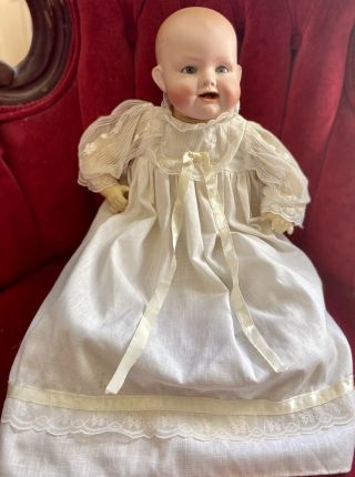 Large Antique 16” George Borgfeldt Character Bonnie Babe Doll With Body 2