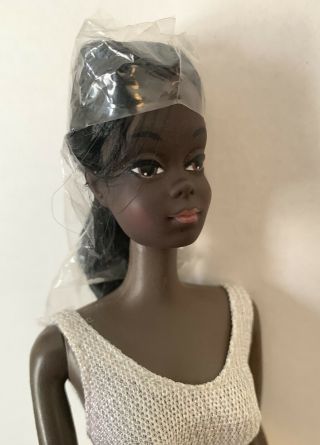 Mattel 1966 Ethnic Black African American Barbie Doll Korea Hair Wrapped Vintage