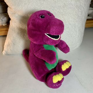 Barney 14” Plush Vintage 1992 Purple Dinosaur Stuffed Animal Toy Lyons Group