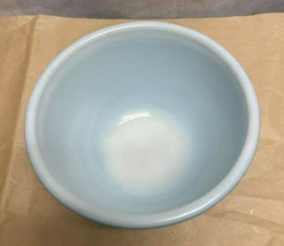 Vintage Pyrex 401 Mixing Bowl 1.  5pt Blue Turquoise Small Nesting 3