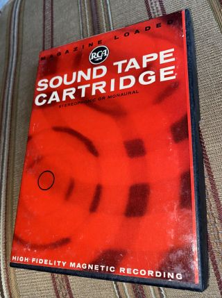 RCA Sound Tape Cartridge Loaded Cassette Sgt Peppers Beatles Stereophonic RARE 2