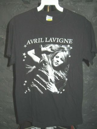 Avril Lavigne Classic Black The Best Damn Tour 2008 Small T - Shirt