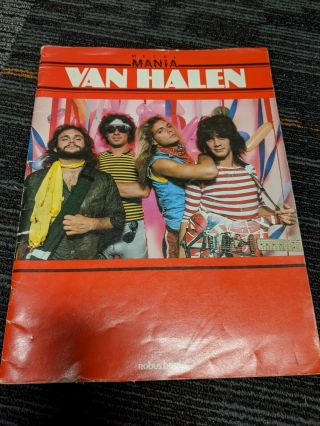 Van Halen:1984 Metal Mania Photo Book With Poster