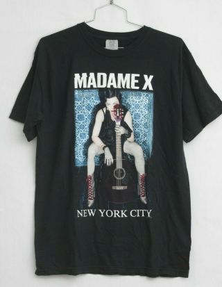Madonna Black Madame X York City T Shirt L