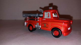 Disney Pixar Cars Toons Rescue Squad Mater Fire Truck Mater Diecast