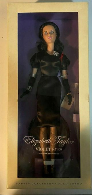 Elizabeth Taylor Violet Eyes Silkstone Barbie W3495 Nrfb