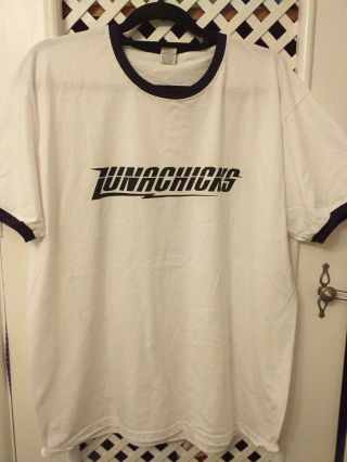 Lunachicks Unworn Med Ringer T Shirt,  L7 Misfits Ramones Damned Punk Dead Boys
