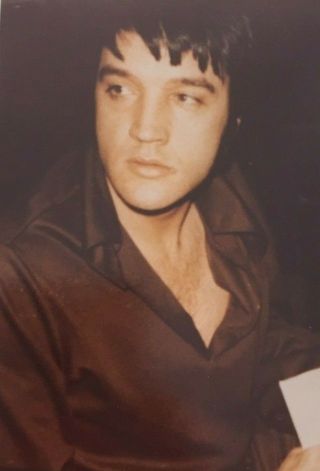 Elvis Presley Vintage Kodak Photo Ultra Rare Close Up Hillcrest Dr