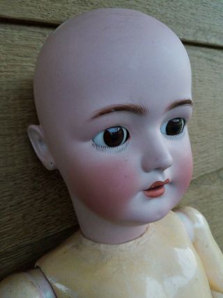 Antique 30 " German Simon Halbig 1078 Bisque Head/compo Doll