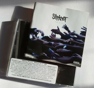 Slipknot - 9.  0: Live - Stickered Pre - Release Promo Cd Rare Not Lp