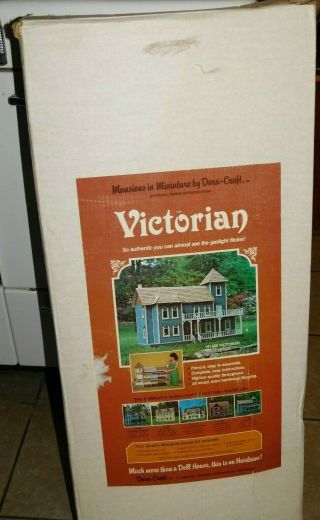 Vintage Dura Craft Victorian Vh600 Doll House Kit