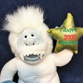 Stuffins Cvs Abominable Snowman Happy Year 2000 Plush Doll Rudolph 8 "