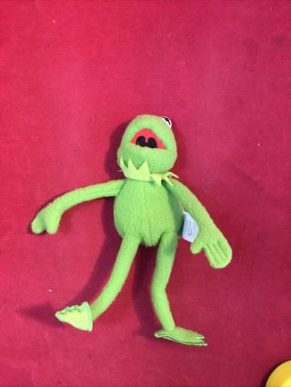 Kermit Frog Plush Bean Bag Doll Muppets Sababa Toy 8 Inch