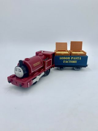 Thomas & Friends Trackmaster Motorized Skarloey With Sodor Pasta Factory Cargo