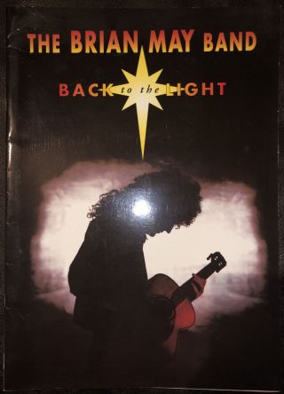The Brian May Band.  Back To The Light Concert Tour Programme 1993