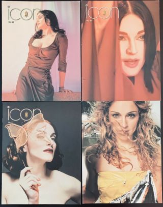 4x Madonna Icon Magazines Oop Quarterly Publication Iss: 29,  30,  31,  32 - Bundle