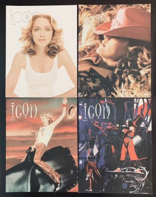 4x Madonna Icon Magazines Oop Quarterly Publication Iss: 34,  35,  36,  37 - Bundle