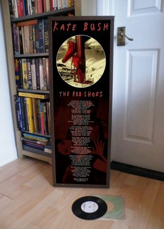 Kate Bush The Red Shoes Poster Lyric Sheet,  Child Eyes,  Wuthering Heights