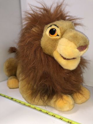 Full Size 32 " Disney The Lion King Large Plush Adult Mufassa Hand Puppet