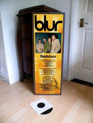 Blur Beetlebum Promo Poster Lyric Sheet,  Parklife,  Universal,  Brit Pop