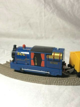 Thomas & Friends 2013 TIMOTHY Motorized Trackmaster Train With Cargo Carts 3