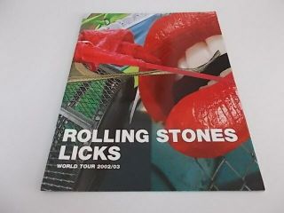 The Rolling Stones 2002/03 Licks Tour Programme