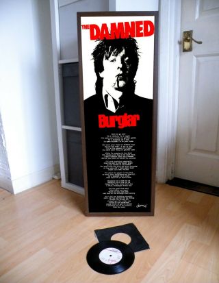 The Damned Burglar Promo Poster,  Lyric Sheet,  Sex Pistol,  Black,  Machine,  Liar,  Jekyll