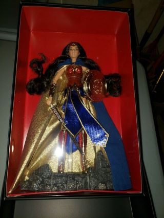 Barbie Amazon Princess Wonder Woman Doll Gold Label With Shipper