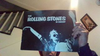 1972 The Rolling Stones In Concert Tour Program Vg Mick Jagger
