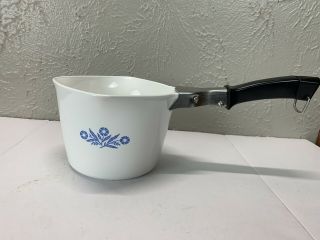 Vintage Corning Ware Blue Cornflower P - 55 - B 1 Qt / 4 Cup Sauce Maker Measuring