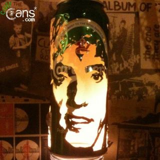 Roger Daltrey Beer Can Lantern The Who,  Tommy,  Quadrophenia Pop Art Candle Lamp