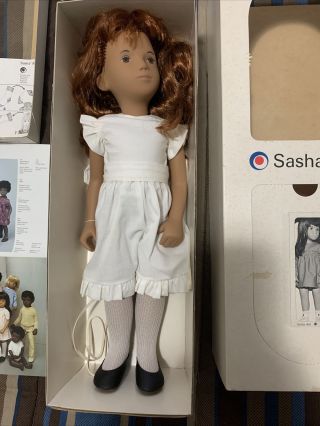Sasha 108 Red Hair,  White Dress W/tag In Orig.  Box Trendon Limited Edition Eng