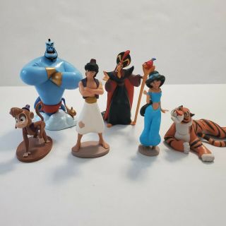 Disney Aladdin Deluxe Figurine Set Of 6 Toys Playset