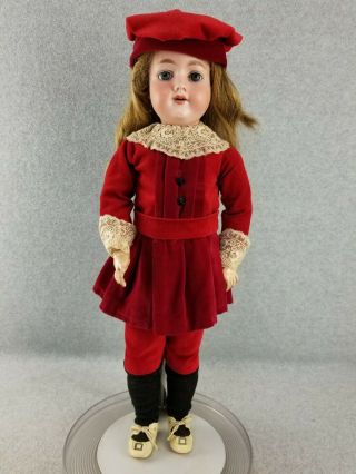 23 " Antique Bisque Head Composition German Armand Marseille Dolly Face Doll Tlc