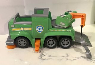 Paw Patrol Rocky Ultimate Rescue Recycling Truck With Crane And Lift Truck Only