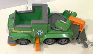 Paw Patrol Rocky Ultimate Rescue Recycling Truck with Crane and Lift Truck Only 2