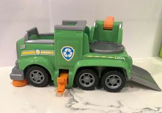 Paw Patrol Rocky Ultimate Rescue Recycling Truck with Crane and Lift Truck Only 3