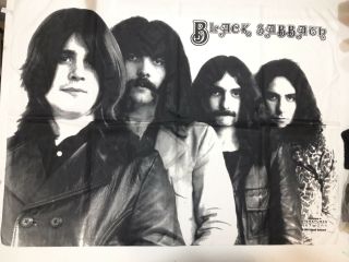 Vintage Black Sabbath 2003 Textile Poster Flag