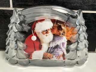 Mikasa Crystal Winter Star Picture Frame 8.  75 " Wide Germany Christmas S2700d