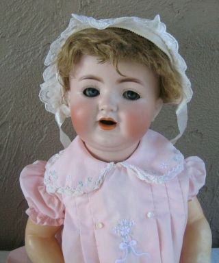 Antique German K R Simon Halbig Character Baby 126 Bisque Head Doll L5